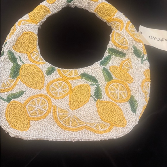 Lemon Beaded Handbag - Picture 1 of 7